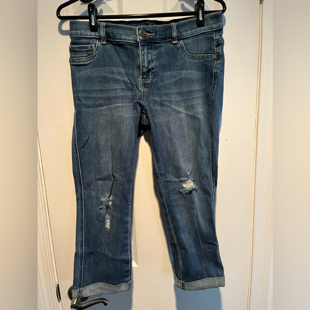 NY & Co Womens Denim Legging Crop size 6